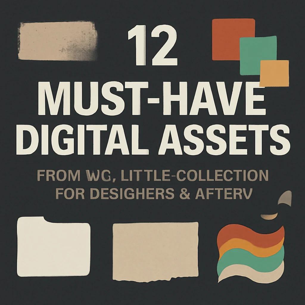 12 Must-Have Digital Assets from Mc_Little Collection for Designers & Artists