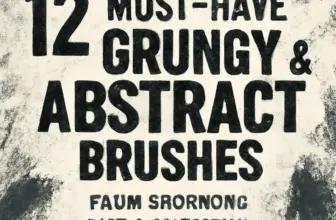 12 must have grungy abstract brushes from sadarong part 2 c 1445
