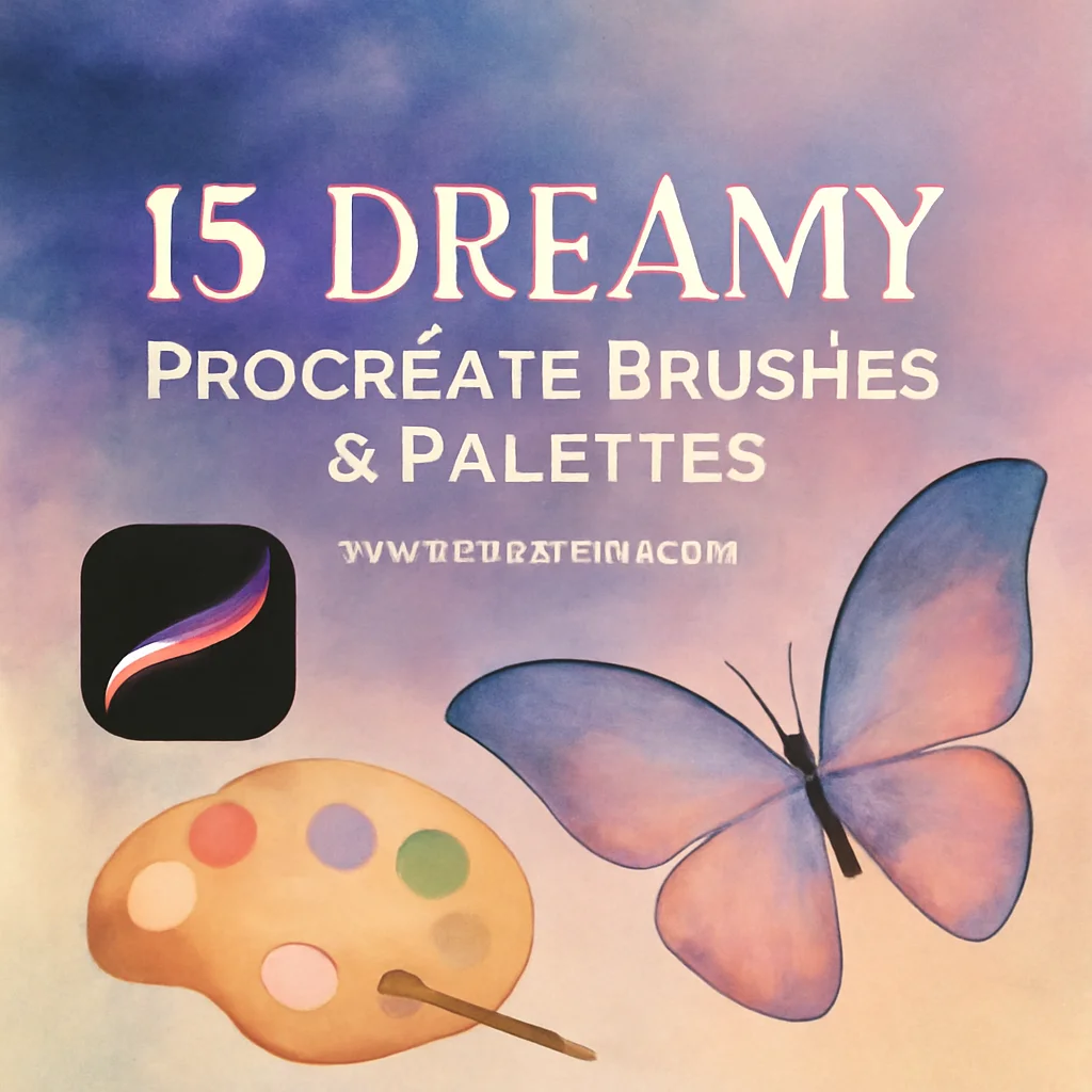 15 Dreamy Procreate Brushes & Palettes from dreanartdesign (Part 2)