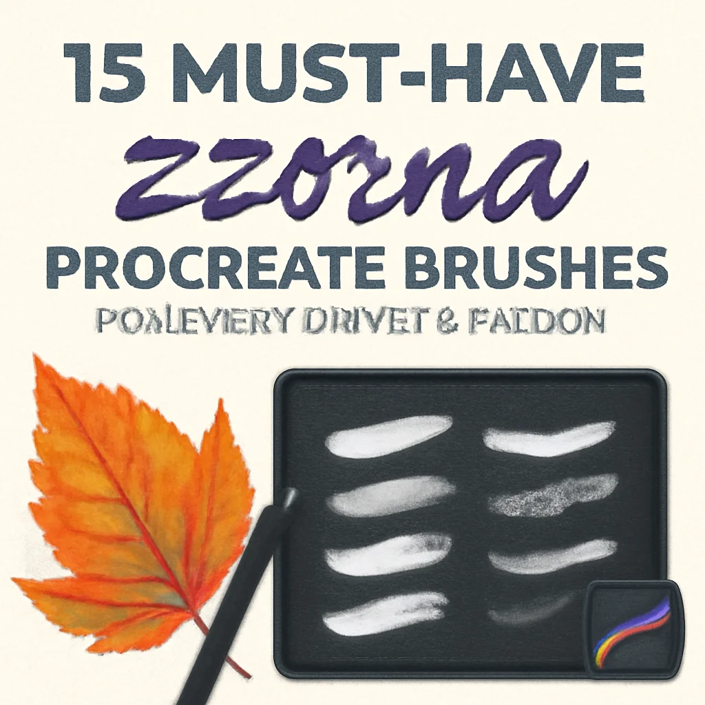 15 Must-Have zzorna Procreate Brushes for Every Artist & Season 🎨✨