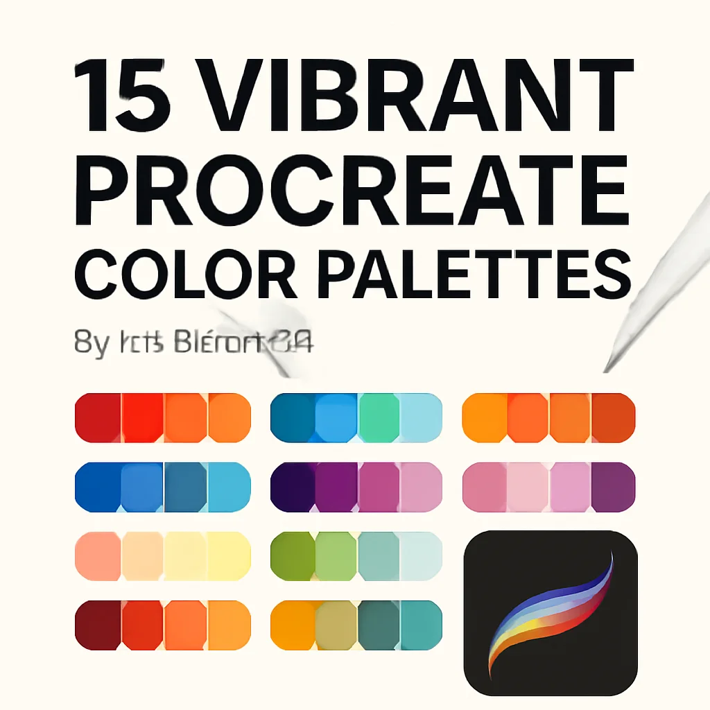 15 Vibrant Procreate Color Palettes by SweetDesign to Ignite Your Digital Art 🎨