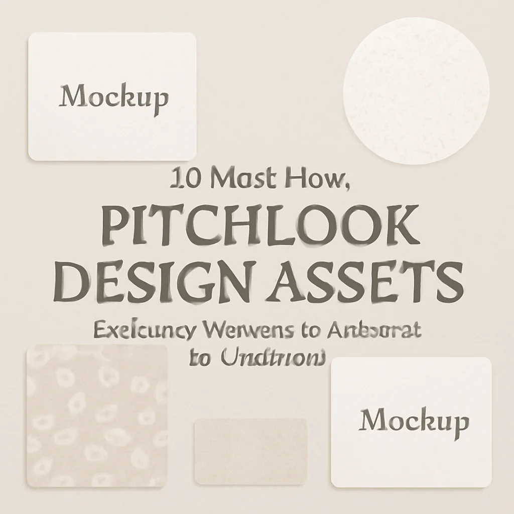 16 Must-Have Pitchlook Design Assets: Mockups, Overlays & Patterns for Creatives