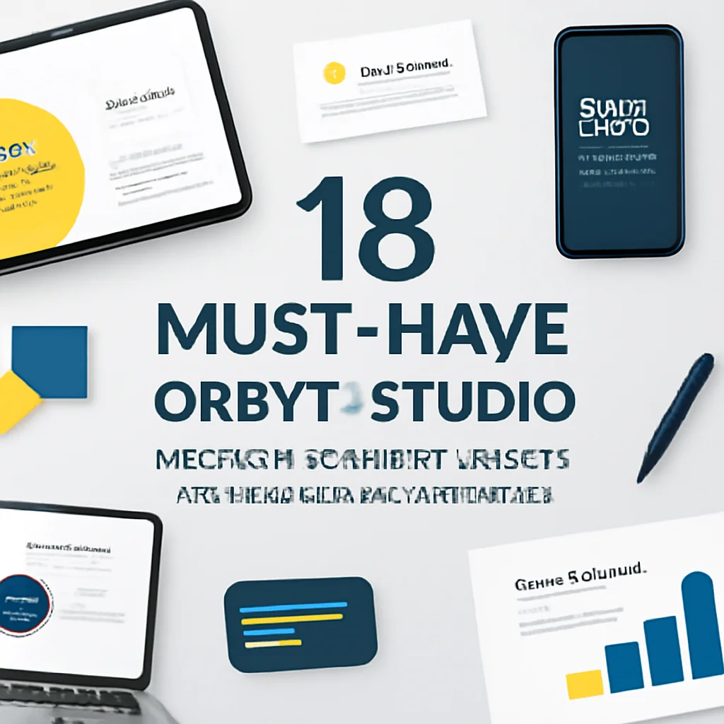 18 Must-Have orbyt-studio Mockups & Design Assets for Stunning Presentations 🎨