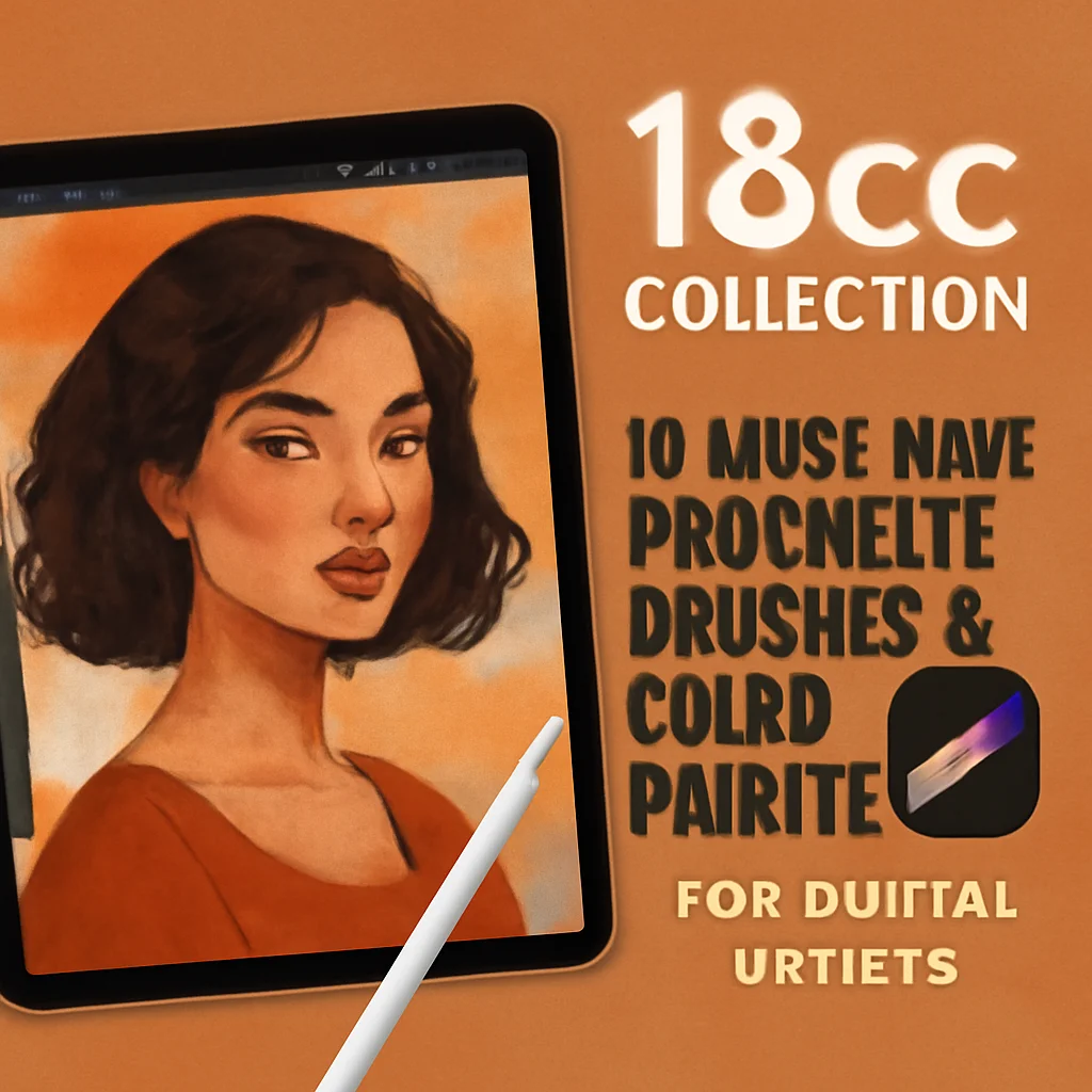 18cc Collection: 19 Must-Have Procreate Brushes & Color Palettes for Digital Artists 🎨✨