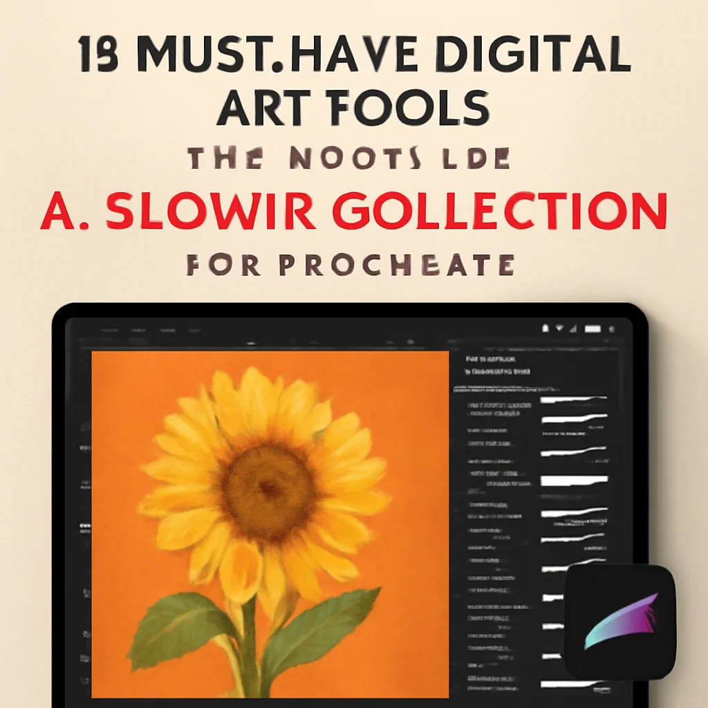 19 Must-Have Digital Art Tools: The Complete a.slowik Collection for Procreate 🎨