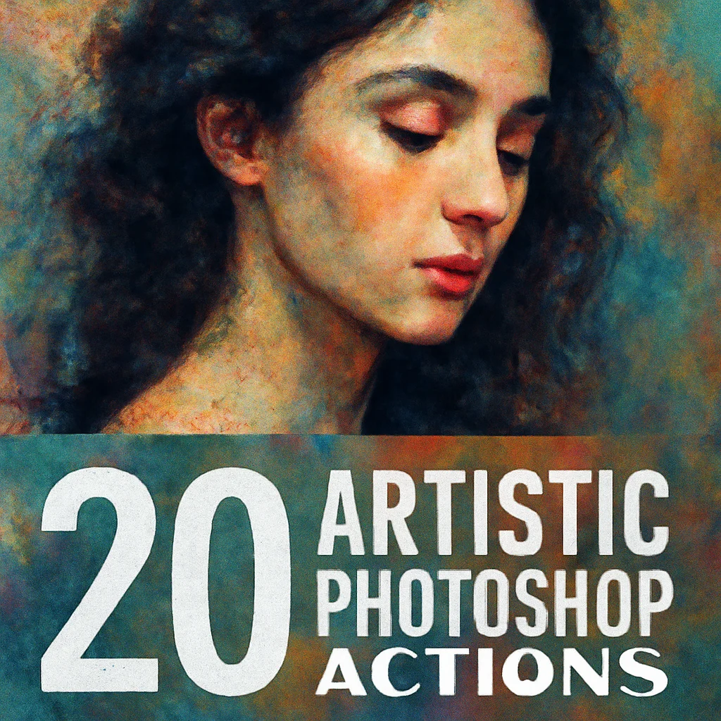 20 Artistic Photoshop Actions by studioretouch: Part 25 Collection 🎨✨