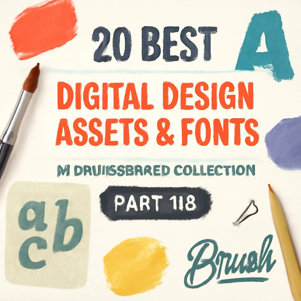 20 Best Digital Design Assets & Fonts in Brushespack Collection Part 118 🎨 1 20 best digital design assets fonts in brushespack collecti 644