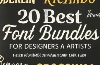 20 best font bundles for designers artists brushespack coll 692