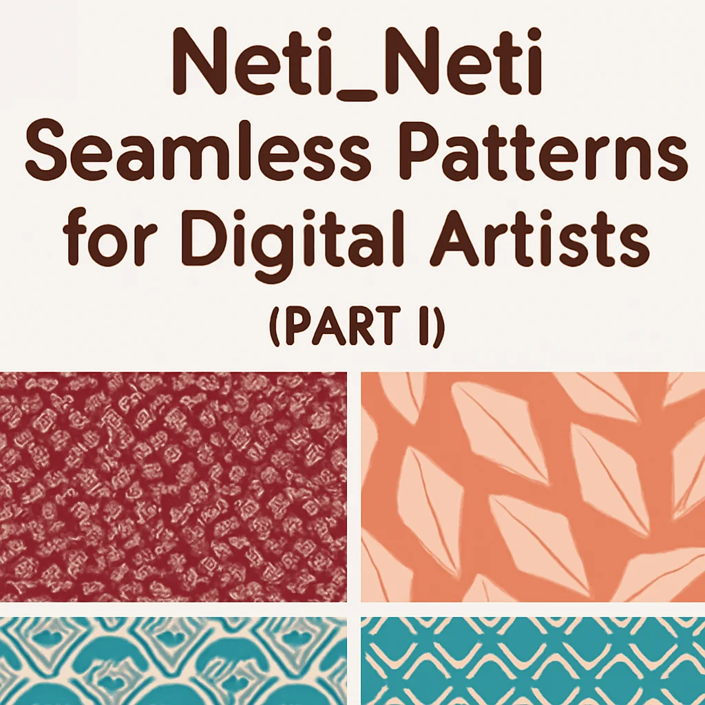 20 Best Neti_Neti Seamless Patterns for Digital Artists (Part 1)