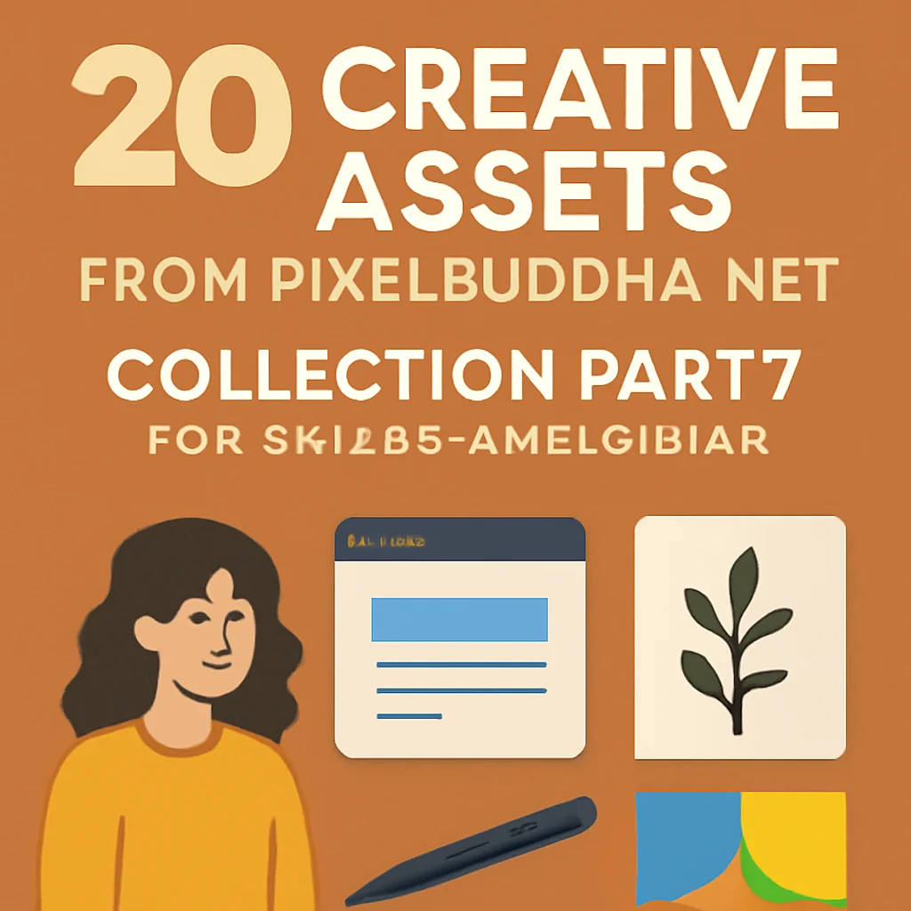 20 Creative Assets from Pixelbuddha.net Collection Part 7 for Artists & Designers