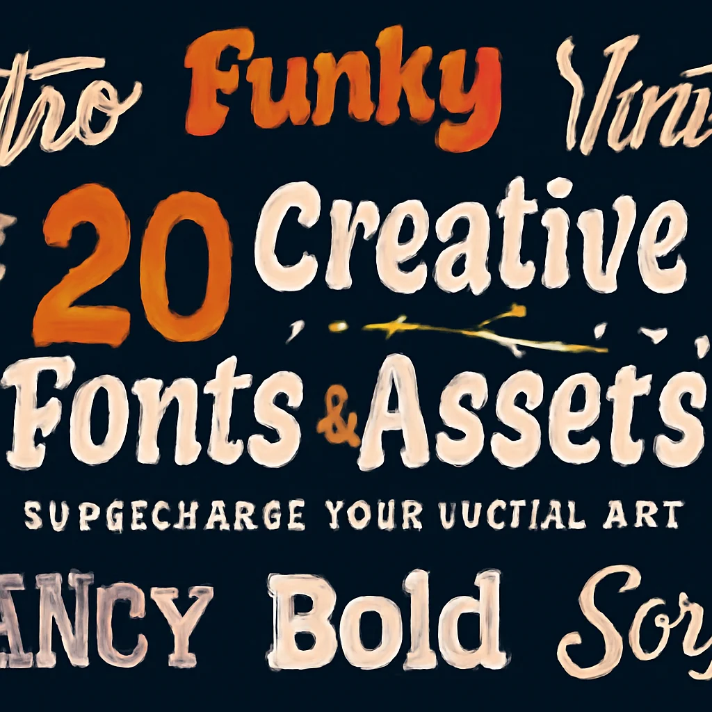 20 Must-Have Digital Fonts & Design Assets from Brushespack Collection Part 55