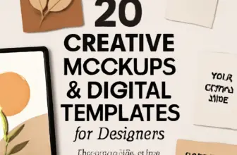 20 creative mockups digital templates for designers brushes 748