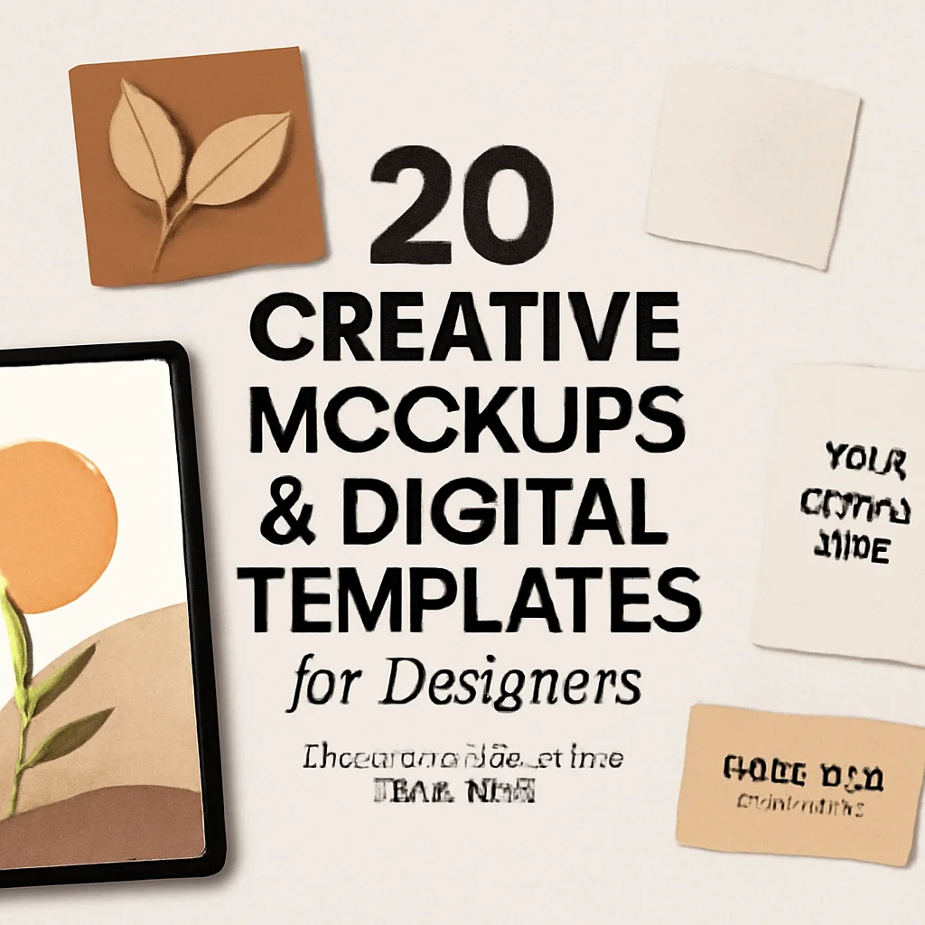 Spark Your Creativity: brushespack Collection Part 224 – 20 Must-Have Mockups for Designers