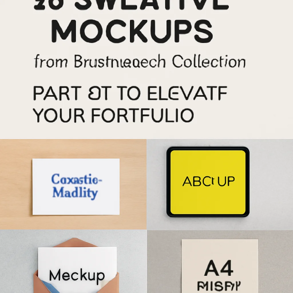 Brushespack Collection Part 180: 20 Stunning Mockups & Templates for Designers