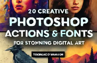 20 creative photoshop actions fonts for stunning digital ar 842