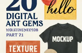 20 digital art gems from brushespack part 71 fonts textures 597