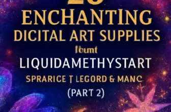 20 enchanting digital art supplies from liquidamethystart sp 213