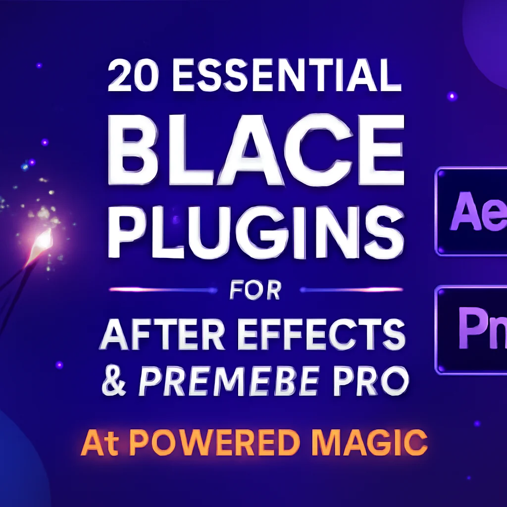 20 Essential Blace Plugins for After Effects & Premiere Pro (AI-Powered Magic) 🎨✨