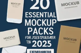 20 essential mockup packs for designers in 2025 brushespack 758