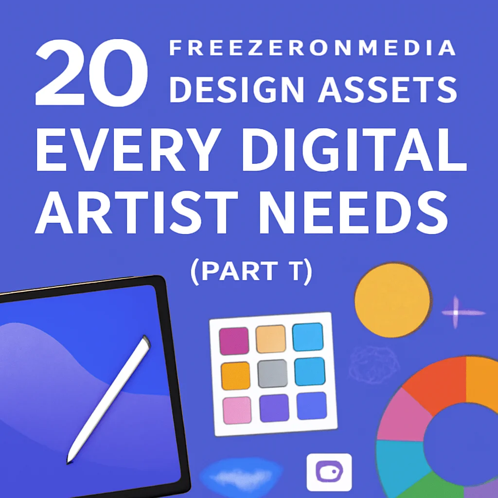 20 FreezeronMedia Design Assets Every Digital Artist Needs (Part 1)