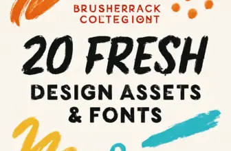 20 fresh design assets fonts brushespack collection part 14 666