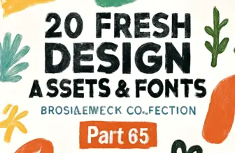 20 fresh design assets fonts brushespack collection part 63 589
