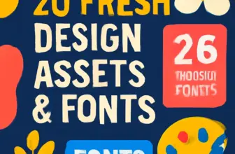 20 fresh design assets fonts for your creative projects 576