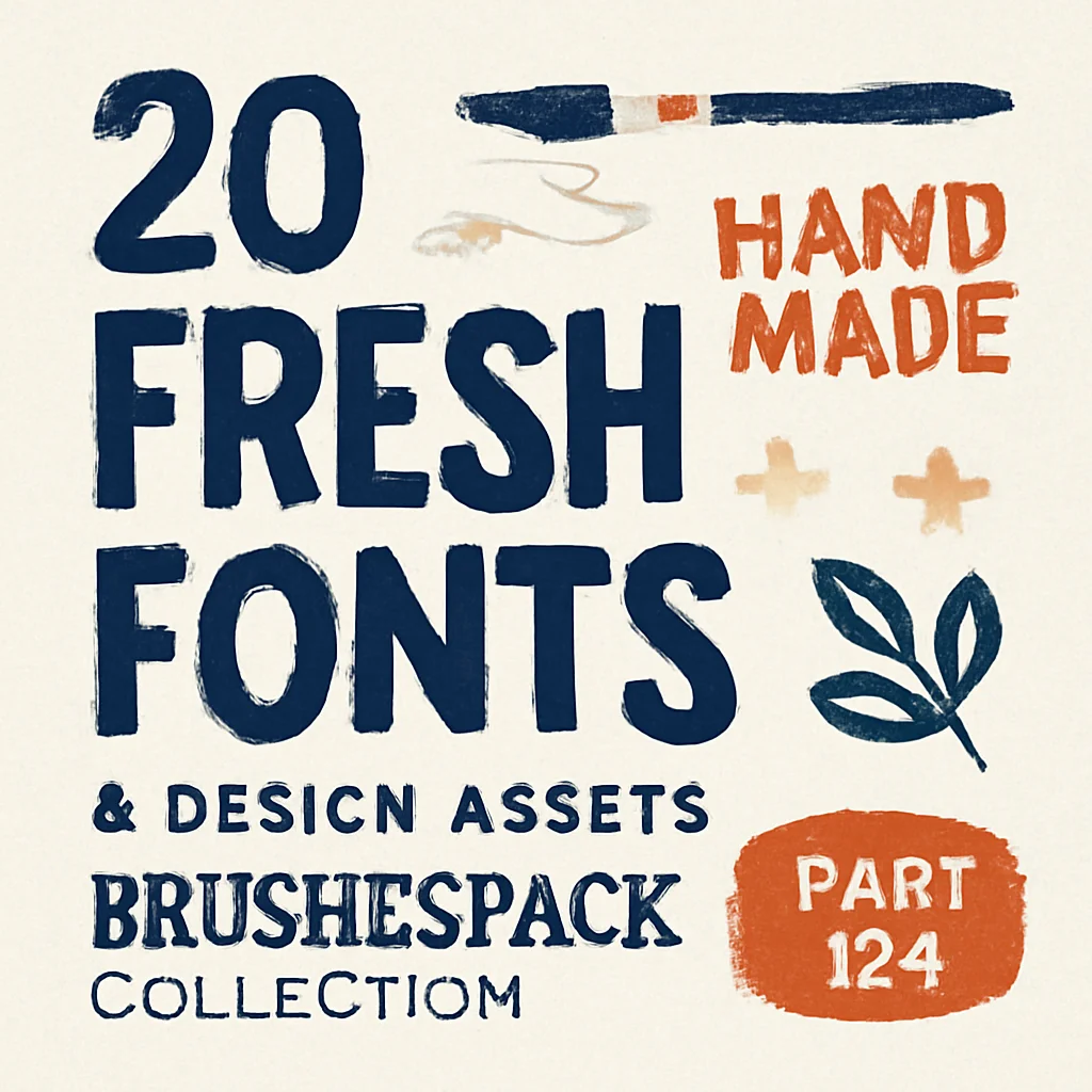 Design Power-Up: Exploring the Brushespack Collection Part 122 (Fonts & Assets)
