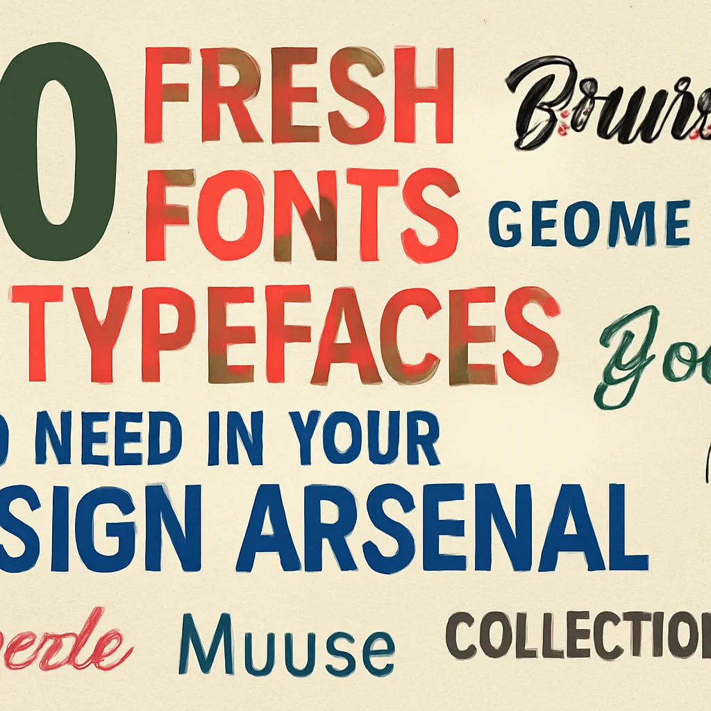 20 Fresh Fonts & Typefaces You Need in Your Design Arsenal ✨ (Collection 137)