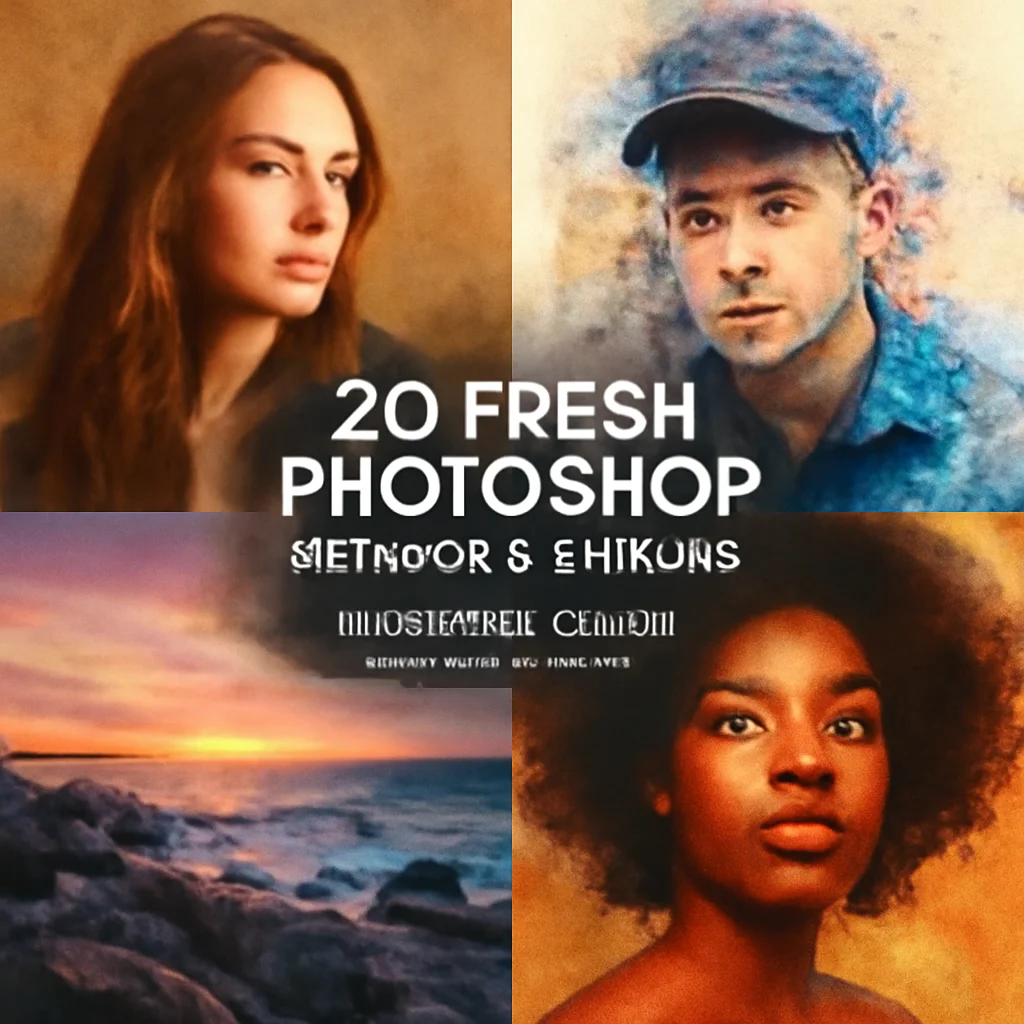 20 Must-Have Photoshop Actions for Stunning Visuals (BrushesPack Part 268)