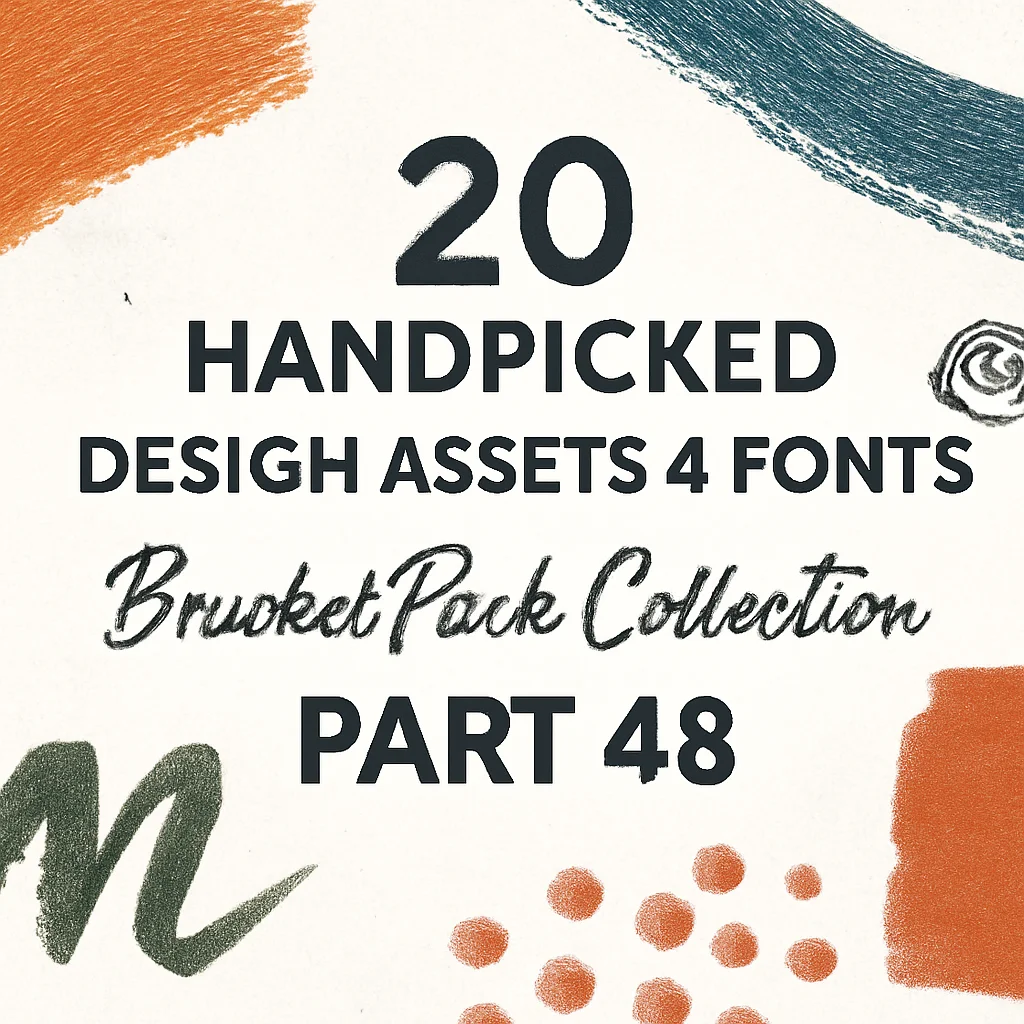 20 Fresh Digital Assets to Level Up Your Creative Projects 🎨✨ (BrushesPack Part 52)