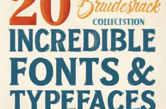 20 incredible fonts typefaces in the brushespack collection 647