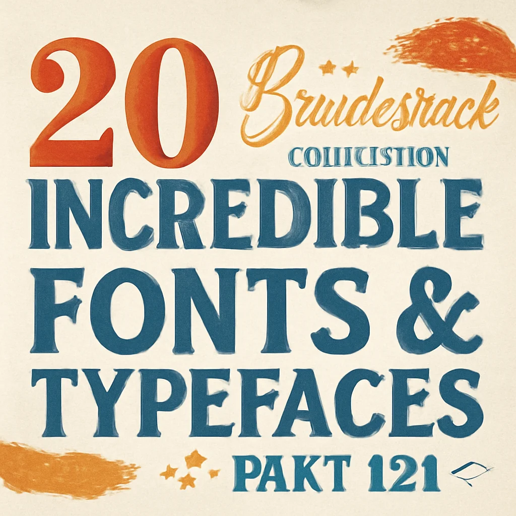 Design Power-Up: Exploring the Brushespack Collection Part 122 (Fonts & Assets)