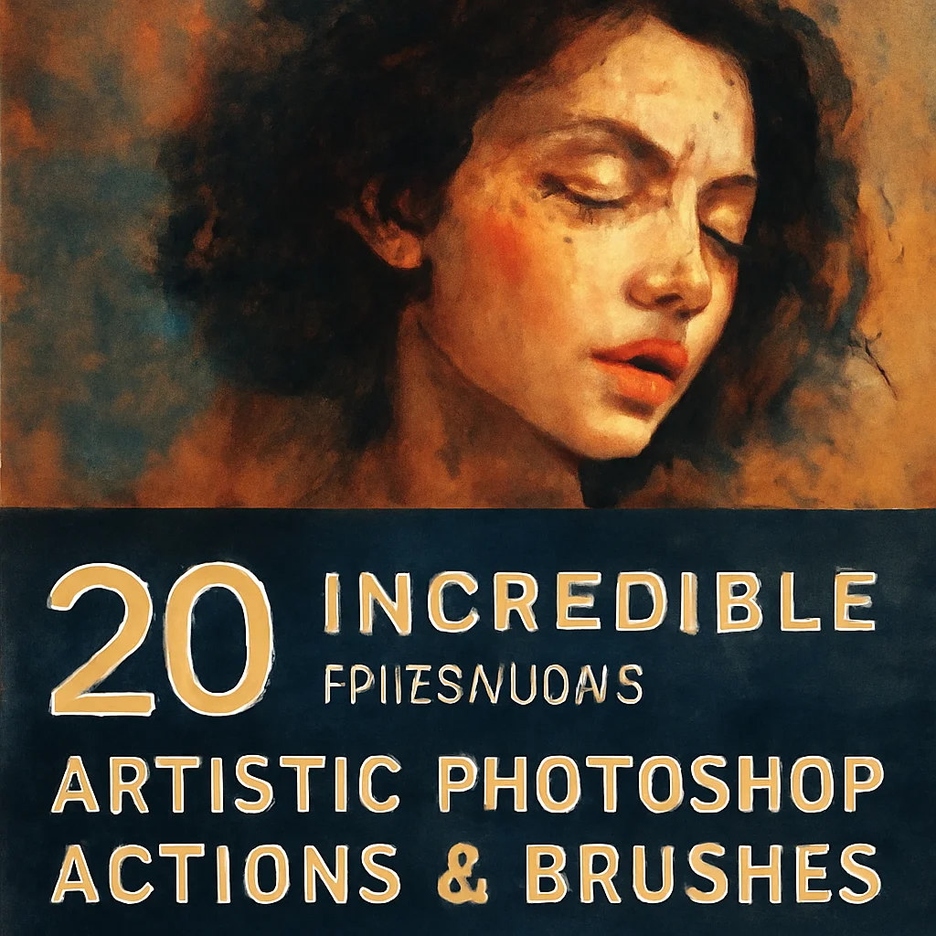 20 Incredible mristudio Artistic Photoshop Actions & Brushes Part 8