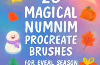 20 magical numnim procreate brushes for every season celebr 1323