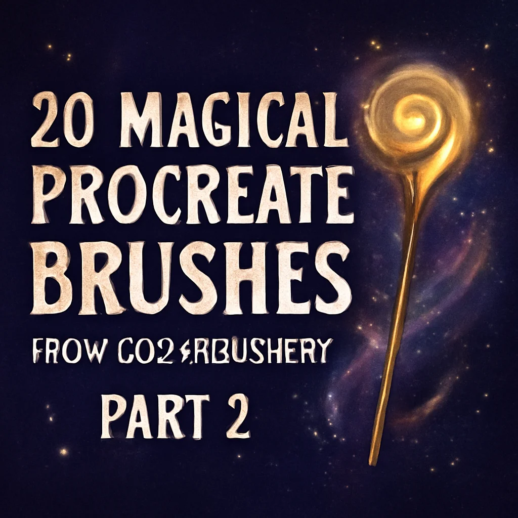 20 Magical Procreate Brushes from Cozybrushery Part 2: Unleash Your Digital Art