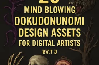 20 mind blowing dokudokunomi design assets for digital artis 986