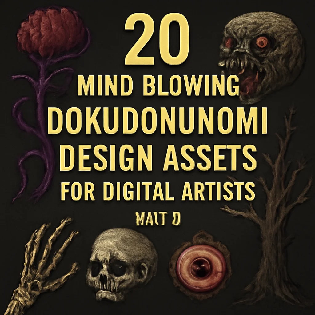 20 mind blowing dokudokunomi design assets for digital artis 986