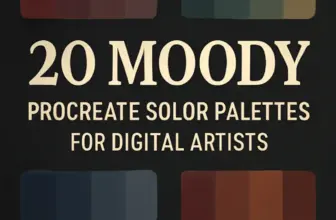 20 moody procreate color palettes for digital artists digita 976