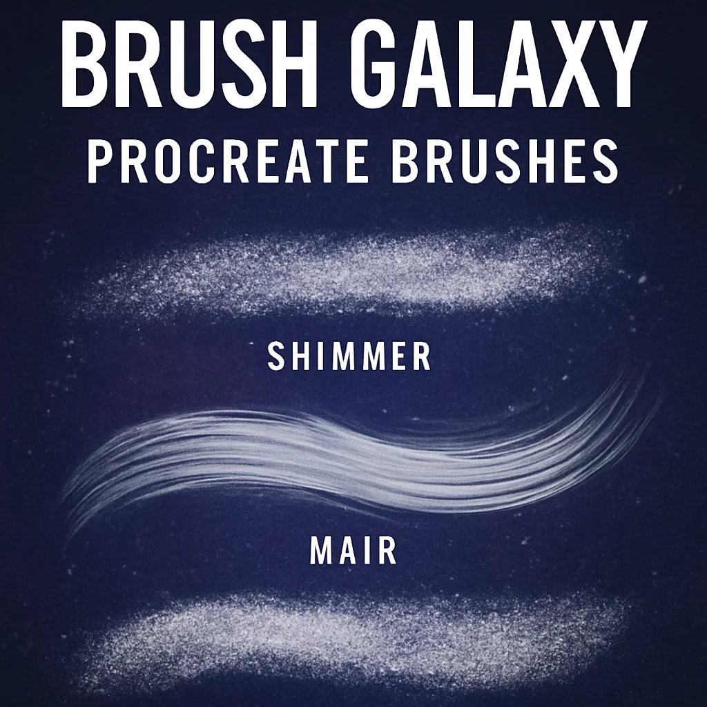 20 Must-Have Brush Galaxy Procreate Brushes: Shimmer, Hair & Texture Picks