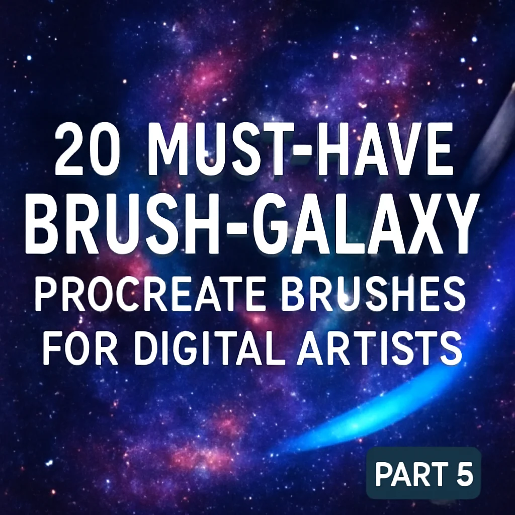 20 Must-Have Brush-Galaxy Procreate Brushes for Digital Artists (Part 18)