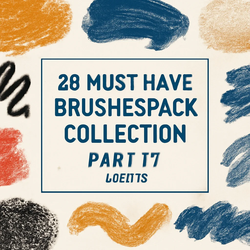 Elevate Your Design Game: The Brushespack Collection Part 81 – 20 Must-Have Assets 🎨