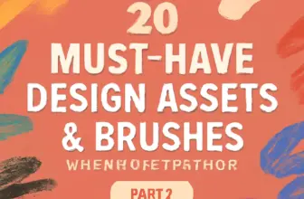 20 must have design assets brushes in brushespack collectio 533