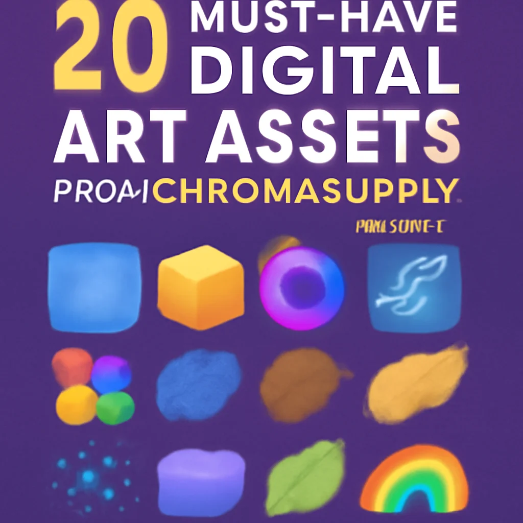 20 Must-Have Digital Art Assets from Chromasupply (Part 1) 🎨✨
