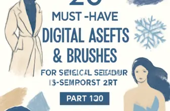 20 must have digital assets brushes for winter fashion abs 696