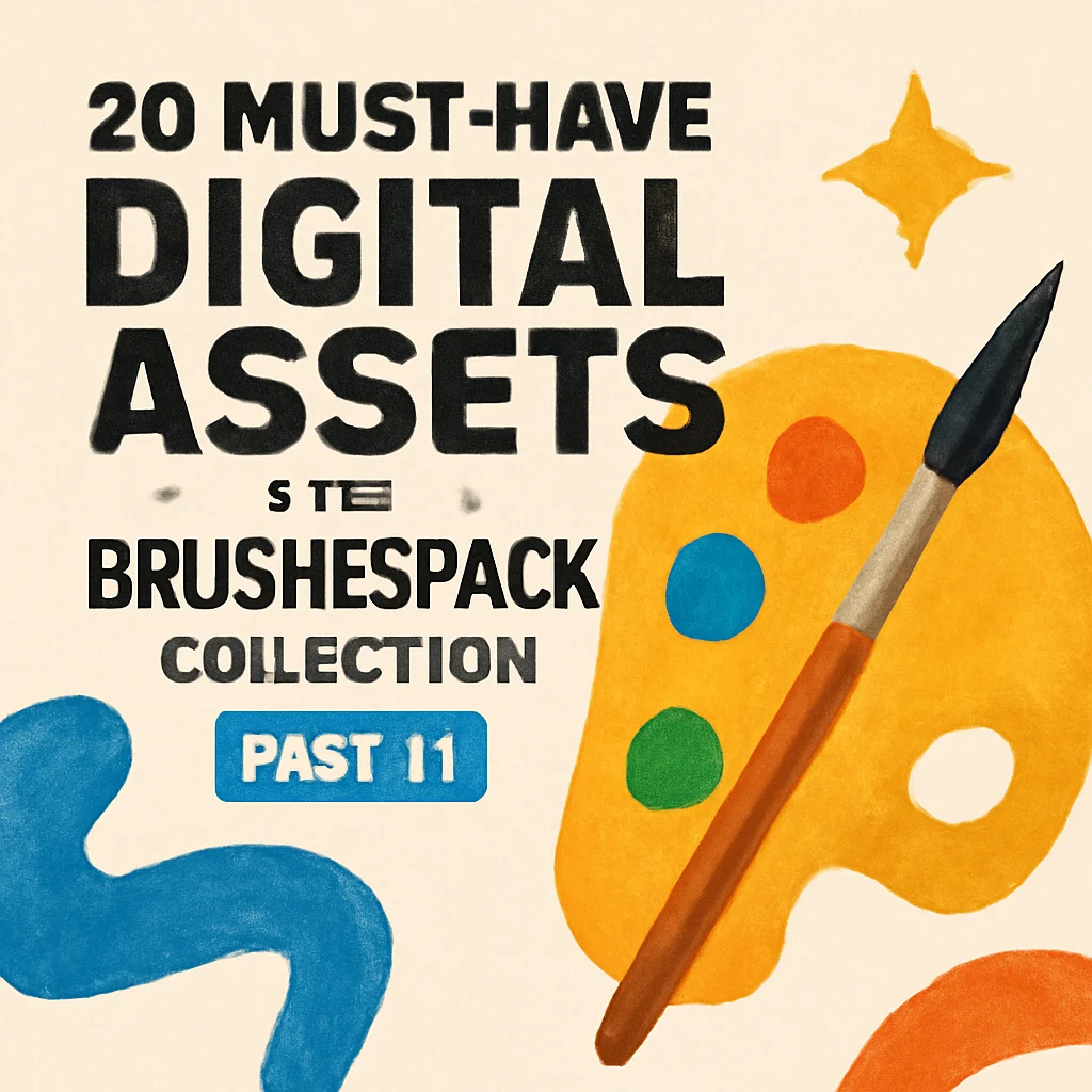 20 Must-Have Digital Assets from BrushesPack Collection Part 11 🎨✨