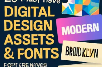 20 must have digital design assets fonts for creatives in 2 624