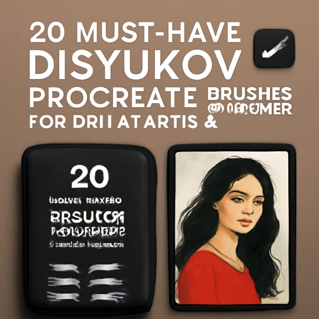 20 must have disyukov procreate brushes stamps for digital 107