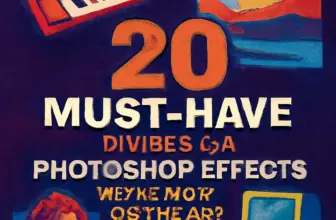 20 must have dividedco photoshop effects for retro digital 110