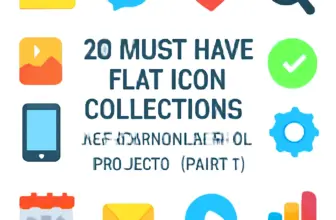 20 must have flat icon collections for stunning digital proj 1027